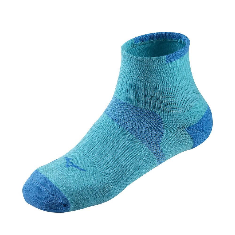 Mizuno Men's Drylite Race Mid Running Socks Blue (J2GX9A5021-EOQ)